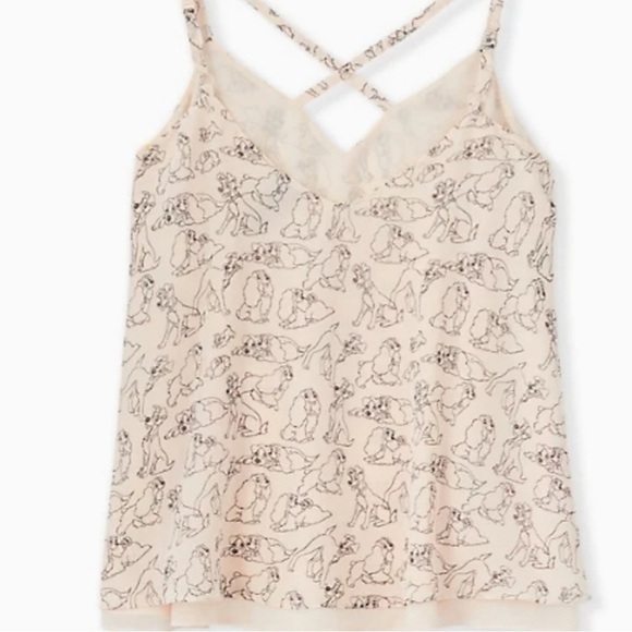 Torrid Lady and the Tramp Light Pink Swim cami 2 (18-20) - Picture 2 of 7